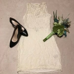 Open Back Lace Dress